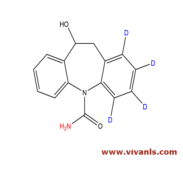 Stable Isotope Labeled Compounds-10-Monohydroxy Oxcarbazepine-d4-1663668305.png